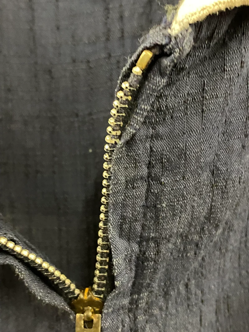 50er Jahre Kleid Damen Vintage Blau Weiß Gr. 42 | Original Matrosenkleid handgefertigt