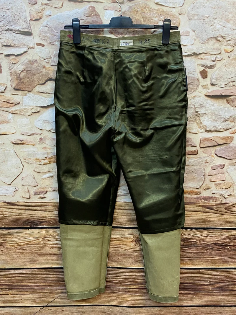 Lange Trachten-Lederhose in Olivgrün Gr.44