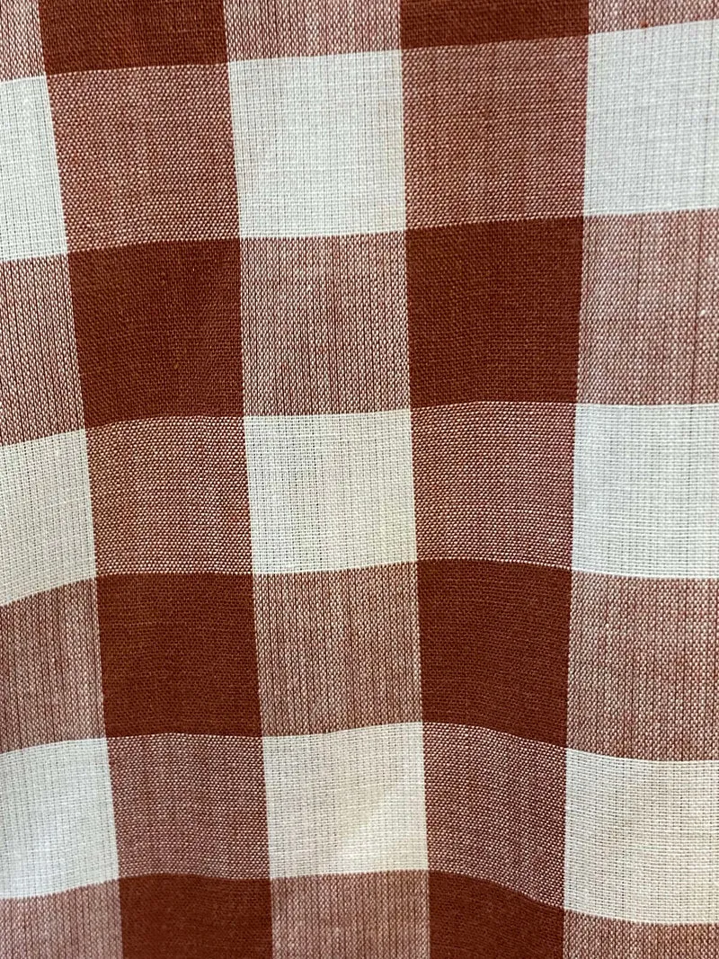 Vintage Trachtenhemd Herren Rot-Weiß Kariert Cavelli – Größe 37