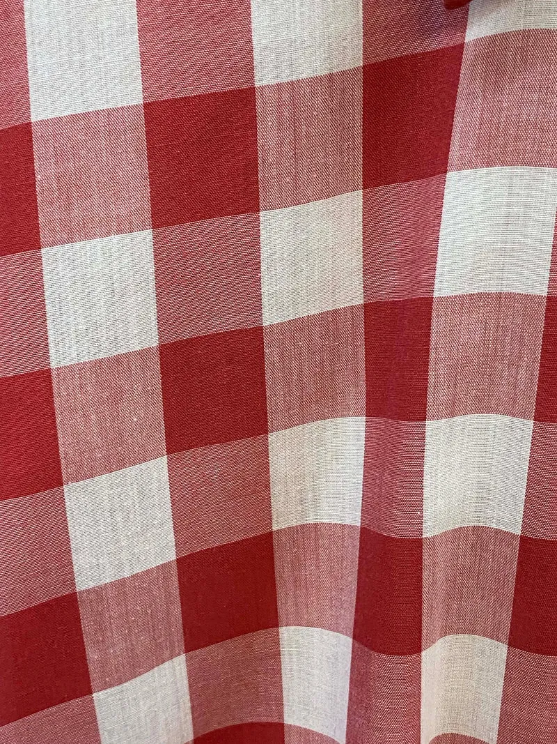 Vintage Trachtenhemd Herren Rot-Weiß Großkariert Gr. 43 – The Men’s Club Elsbach
