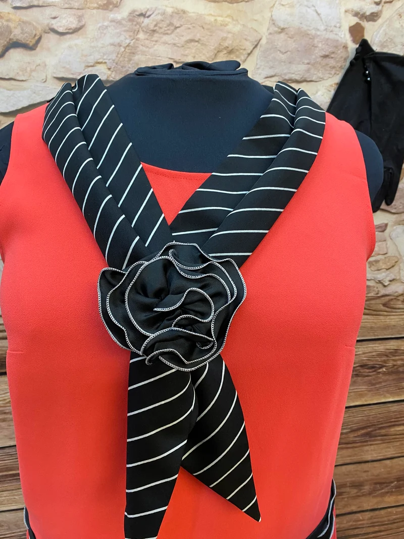20er Jahre Tageskleid Rot Gr. 44 – Tea Dress Set