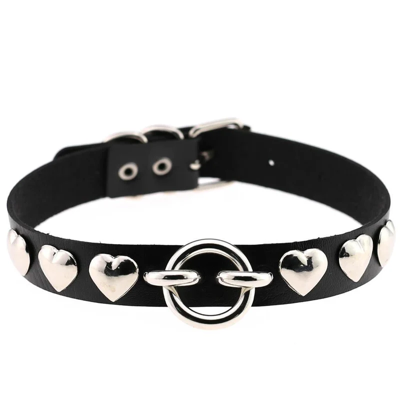 Frauen Punk Herz Rivet Choker
