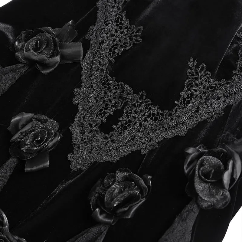 Frauen Vintage Goth Rock Mit Zug