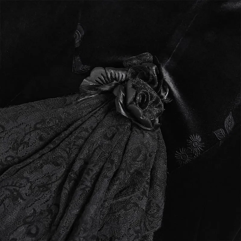 Frauen Vintage Goth Rock Mit Zug