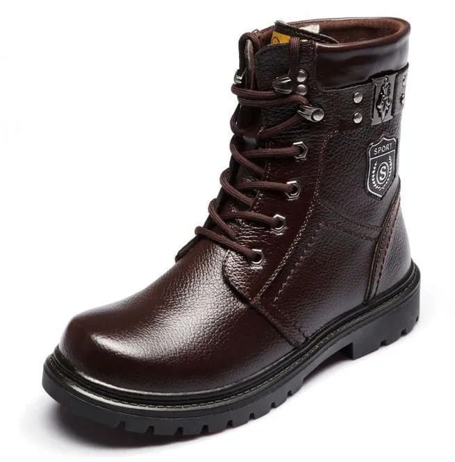 Herren Iron Buckle Strap Schnürstiefel von Martin