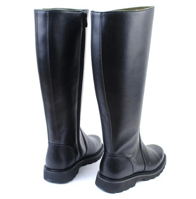 Herren Cowboy Rindsleder Knöchel Biker Zipper Boots