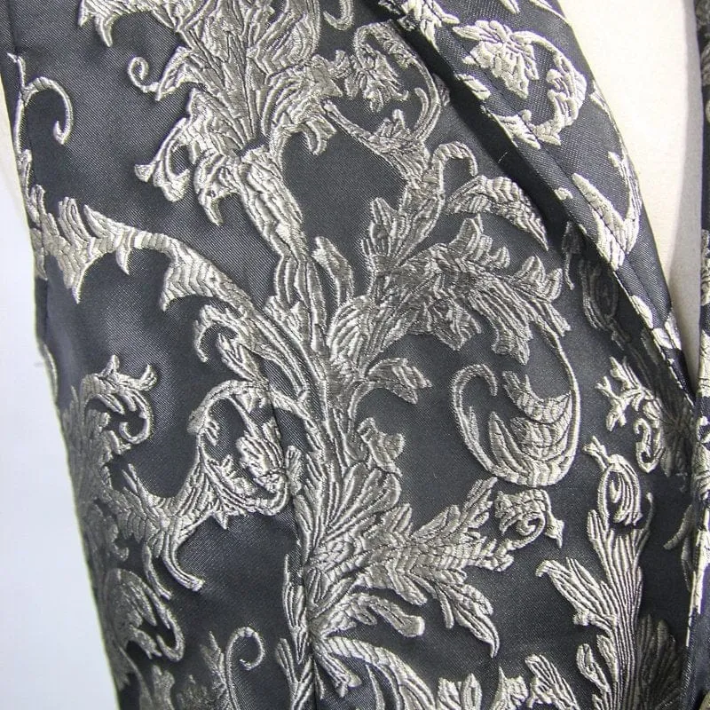 Herren Goth Brocade Weste