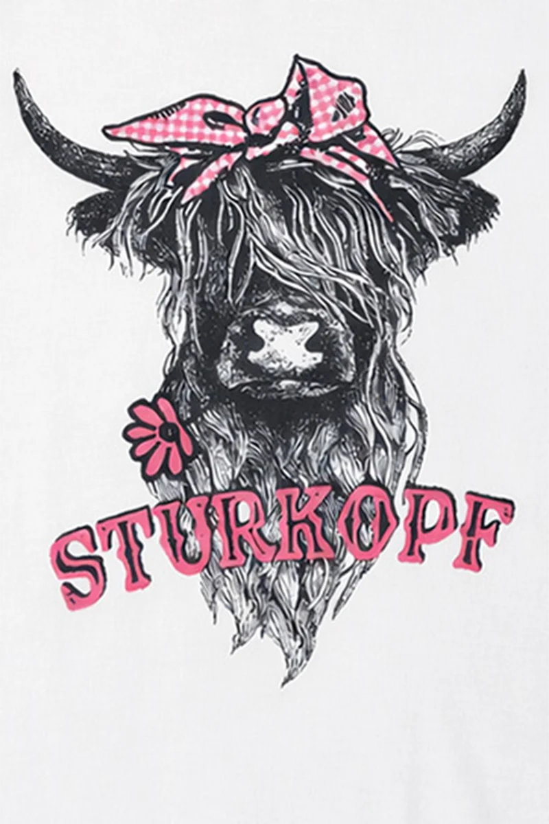Kinder T-Shirt 'Sturkopf' - weiß