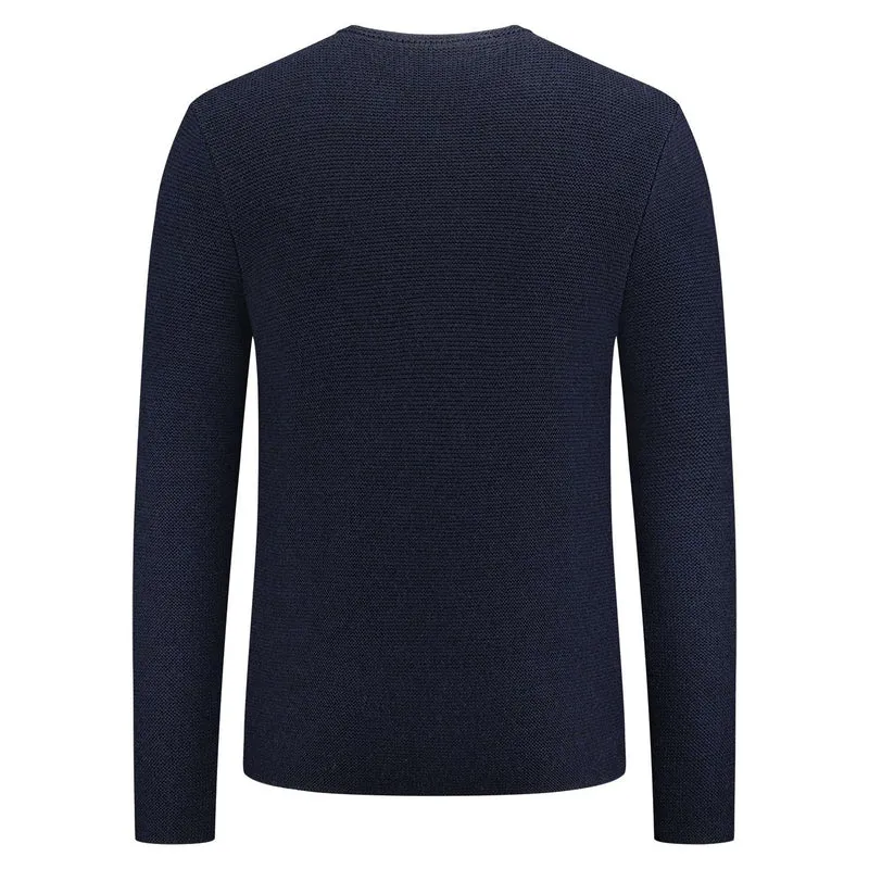 Strickjacke Luitpold blau