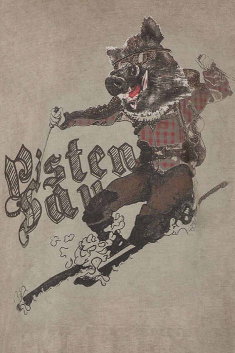 Herren T-Shirt 'PISTENSAU'