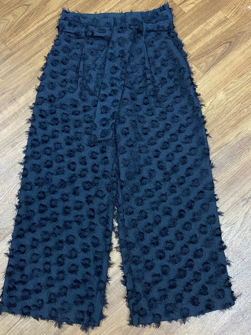 Marlenehose, Highwaist Gr.40, schwarz