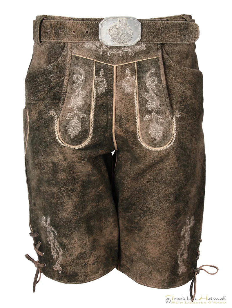 Lederhose Hammerschmid Herren Grainau antik braun