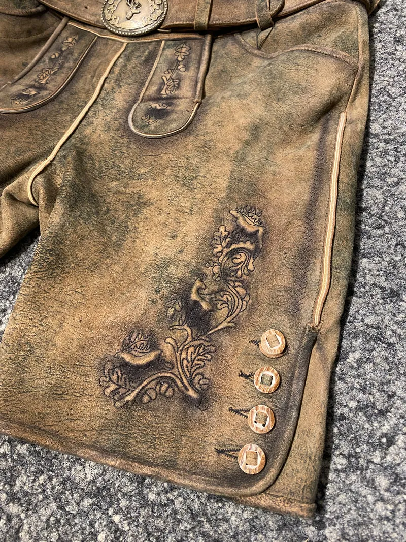 Lederhose G´Weih & Silk rauchgold