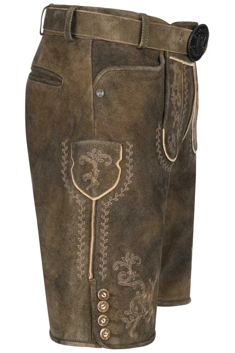 Lederhose MAYLON mit Gürtel - Krüger Buam - 965072-000-0007
