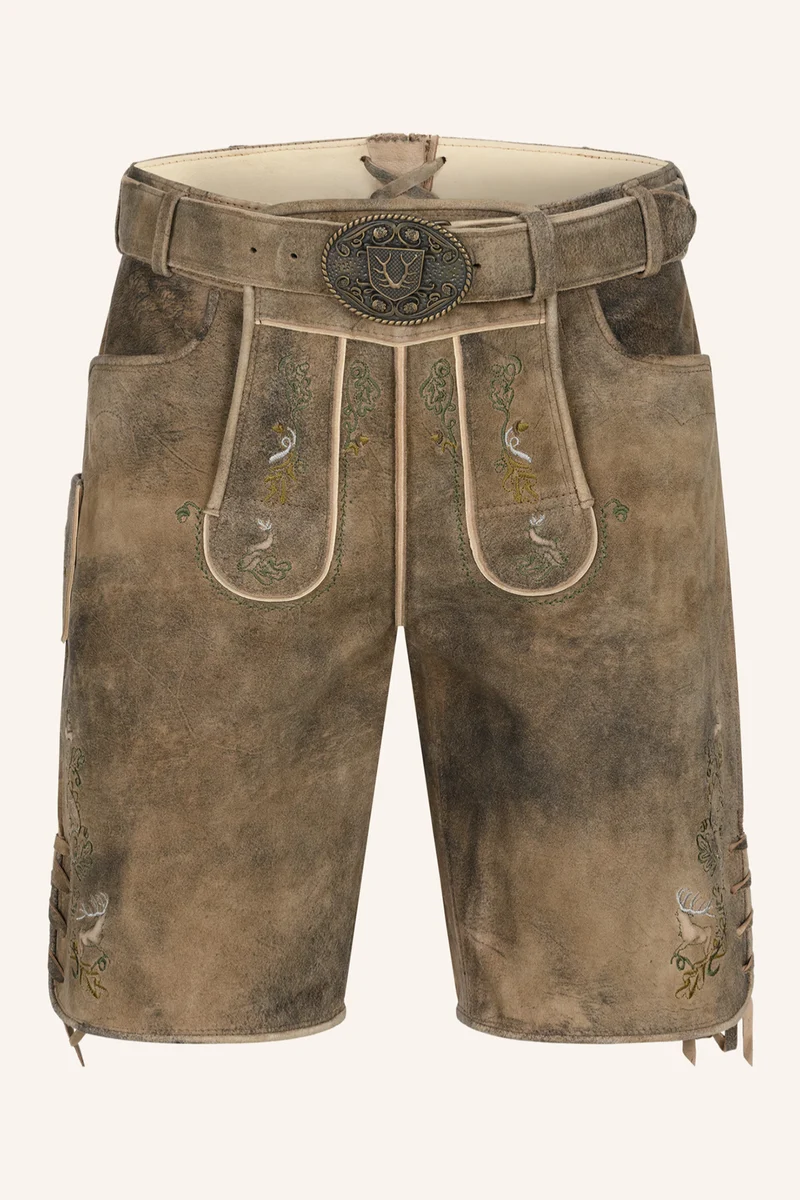 Lederhose MICAH mit Gürtel - Krüger Buam - 961372-000-0007