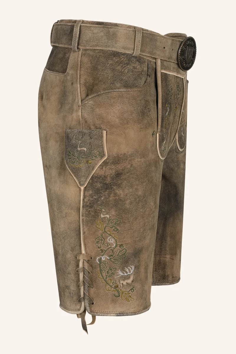 Lederhose MICAH mit Gürtel - Krüger Buam - 961372-000-0007
