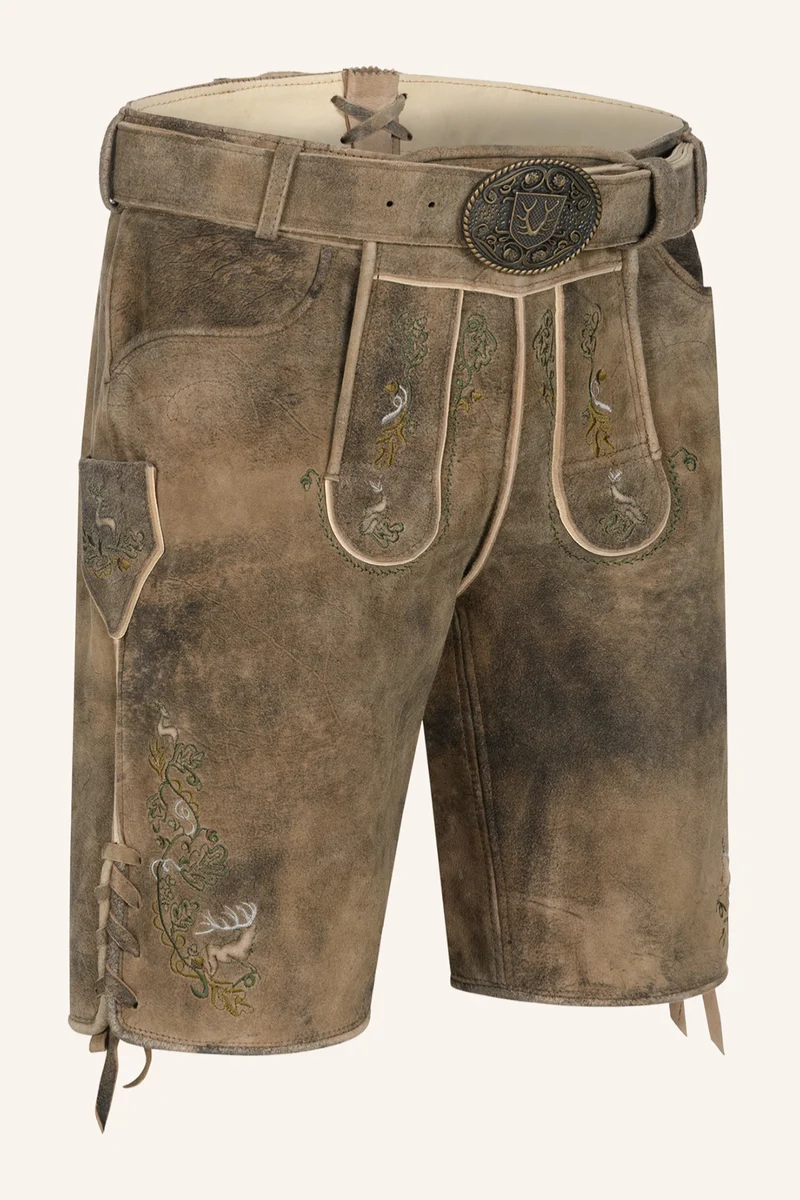Lederhose MICAH mit Gürtel - Krüger Buam - 961372-000-0007