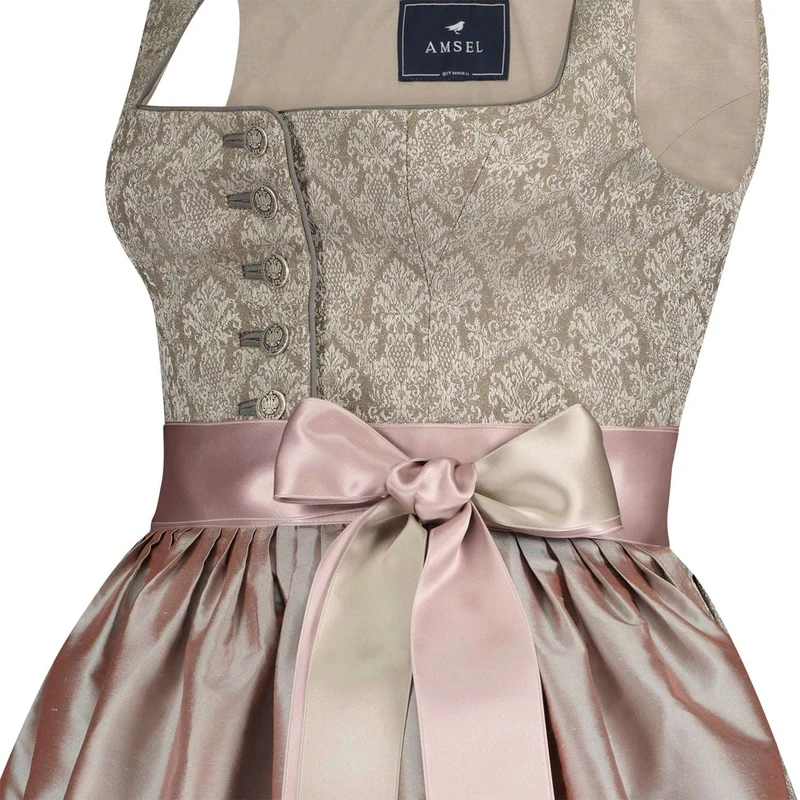 Hochzeitsdirndl Maria taupe