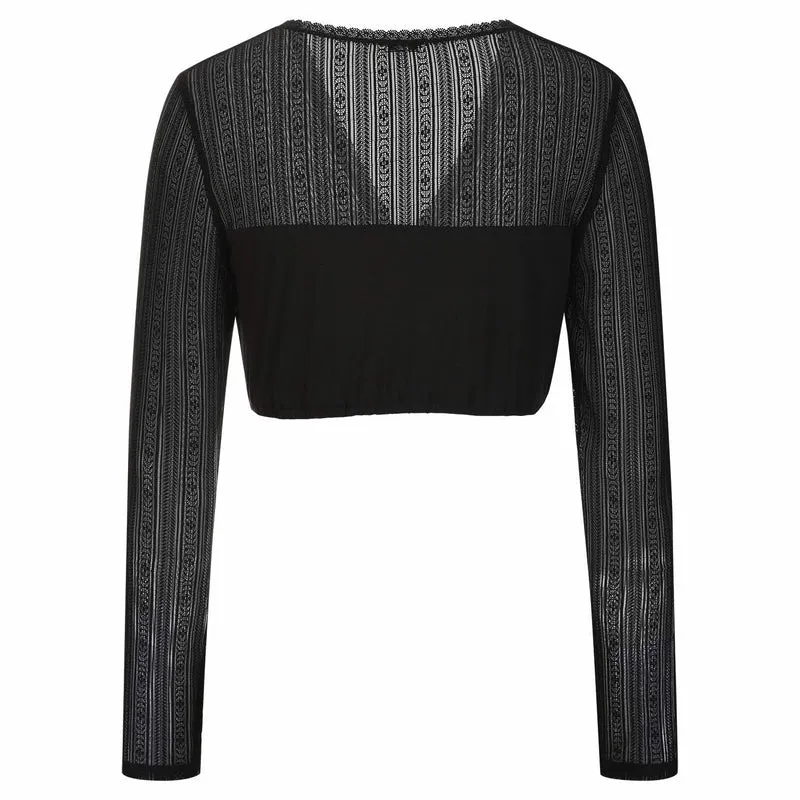 Dirndlbluse Nova Schwarz
