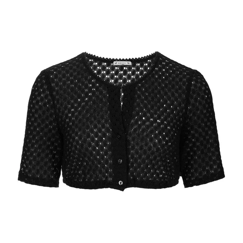 Dirndlbluse Aida Schwarz
