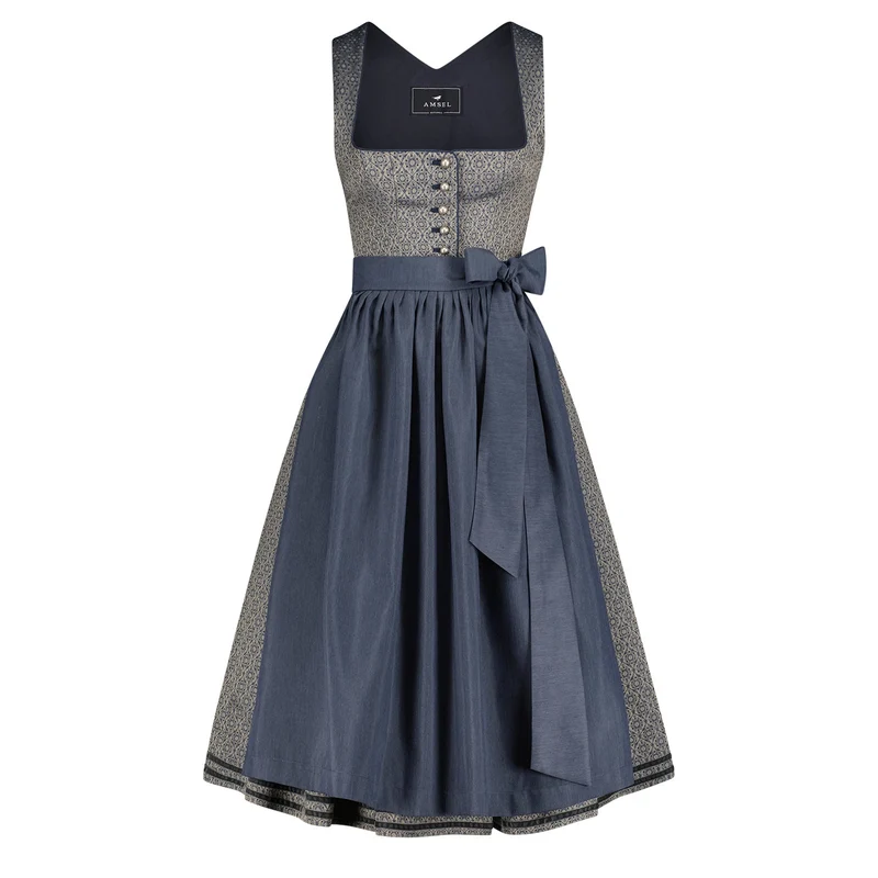 Dirndl Kira silberblau