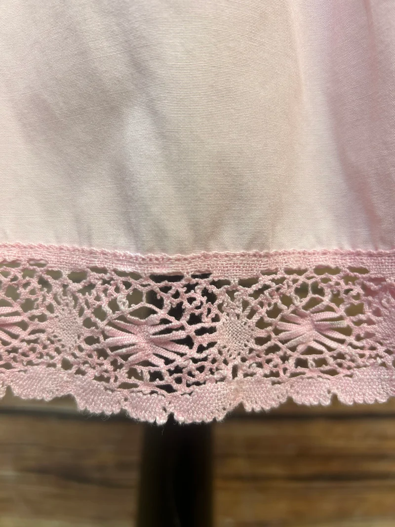 Vintage Dirndlschürze rosa - kurz