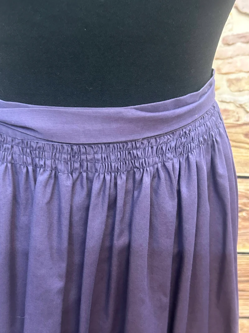 Vintage Dirndlschürze lila - lang