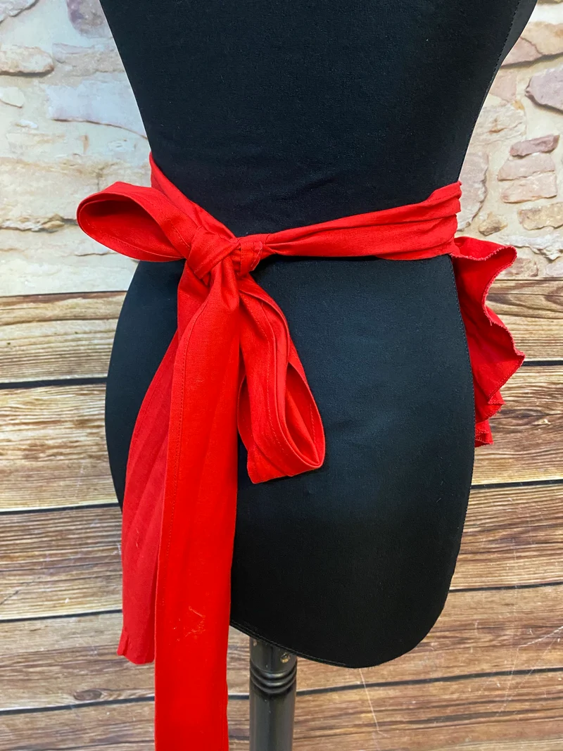 Vintage Servierschürze – Rot