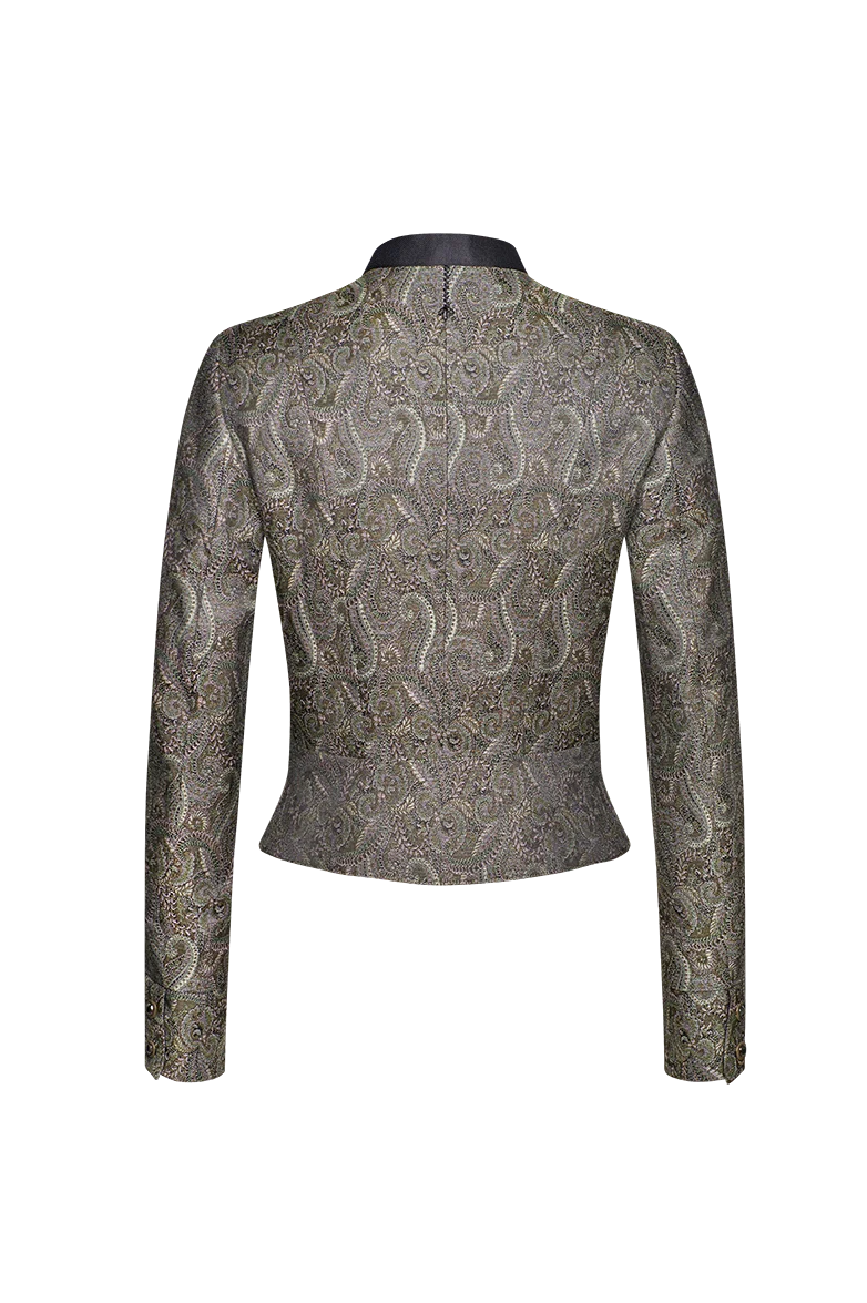 Dirndljacke in Paisleyjacquard