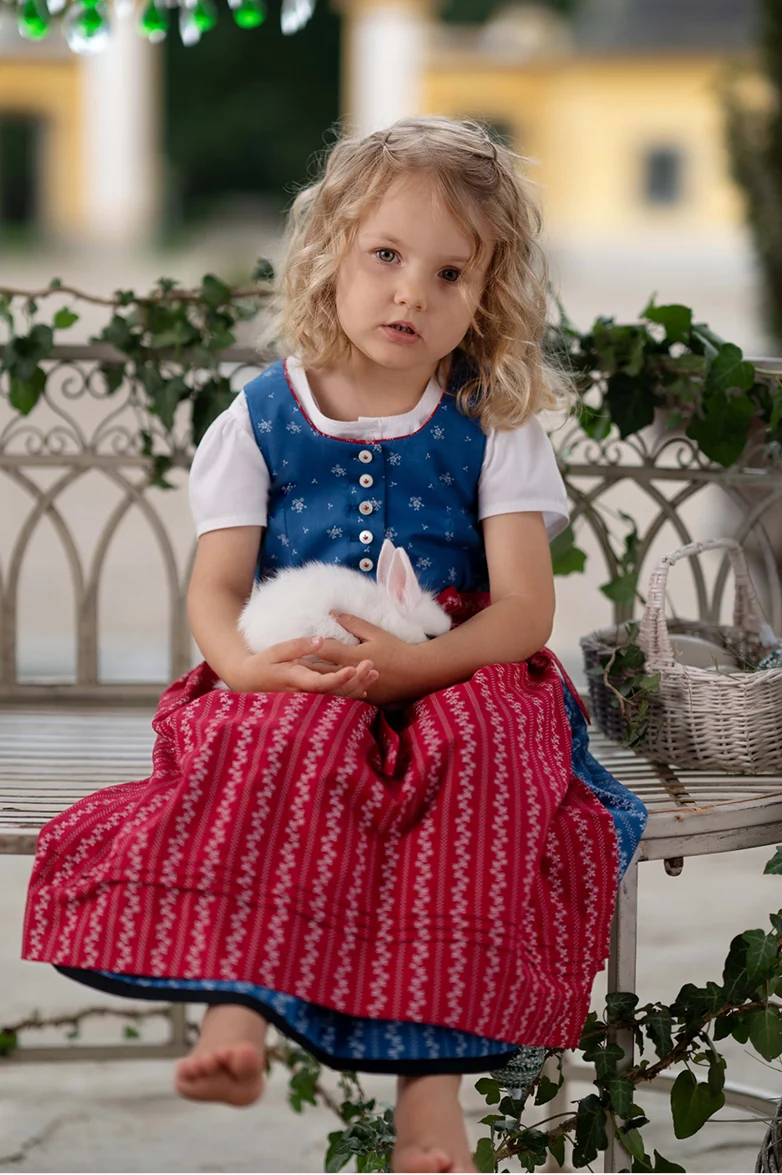Dirndl Blaudruck