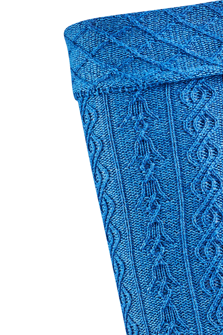 Plattierte Blaudruck-Stutzen