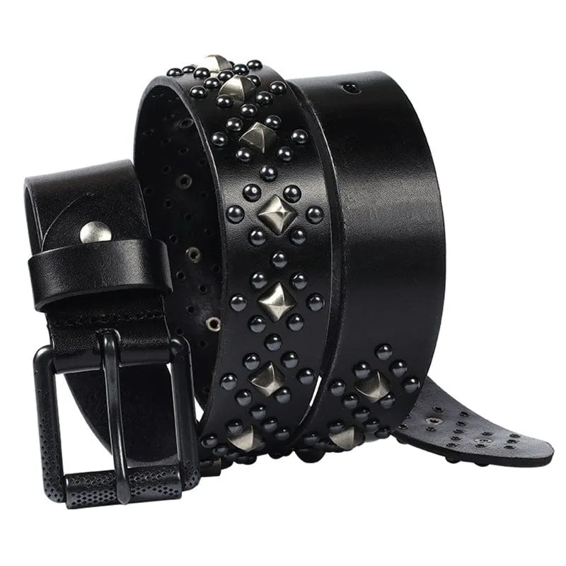 Gothic-Nietengürtel für Herren
