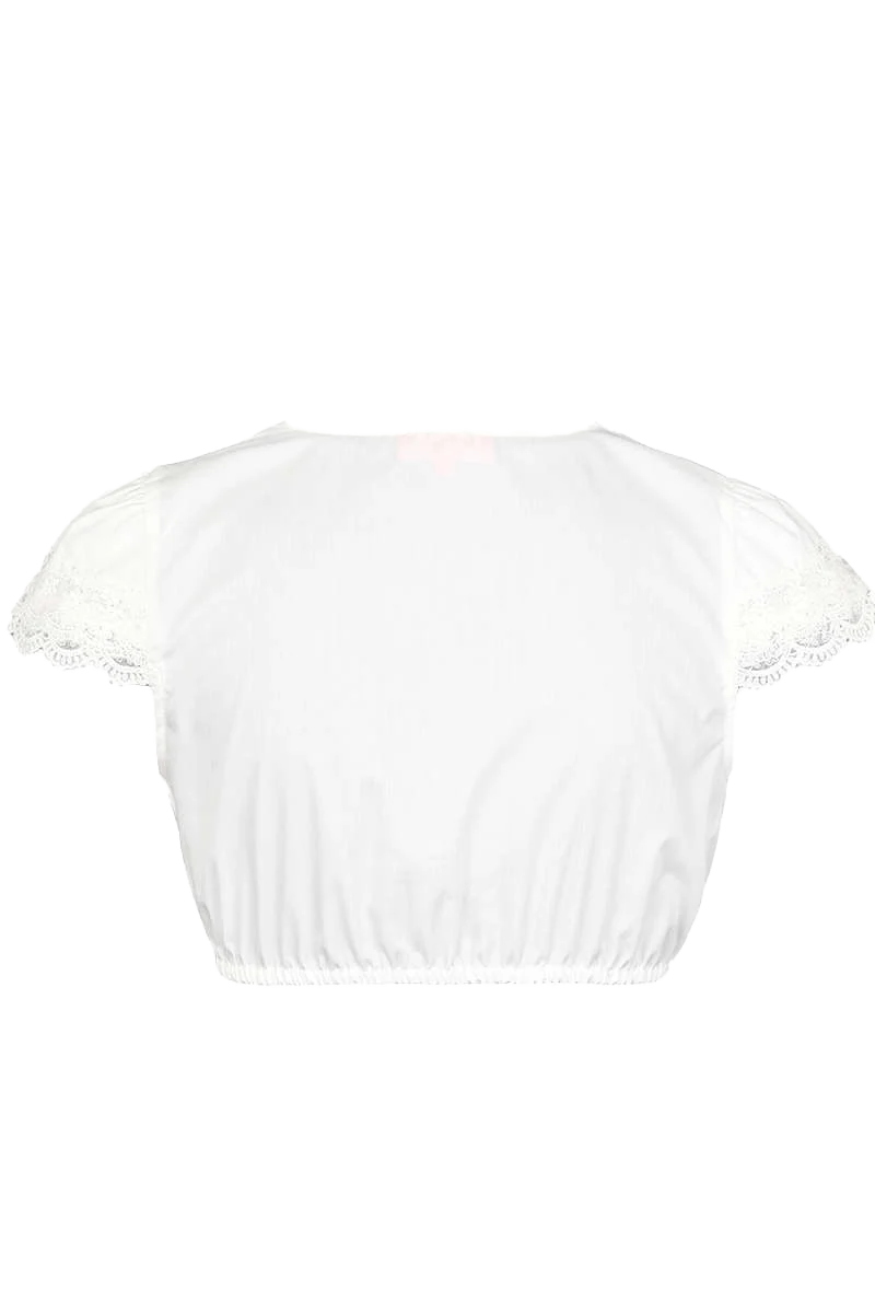 Dirndl Bluse Herzausschnitt