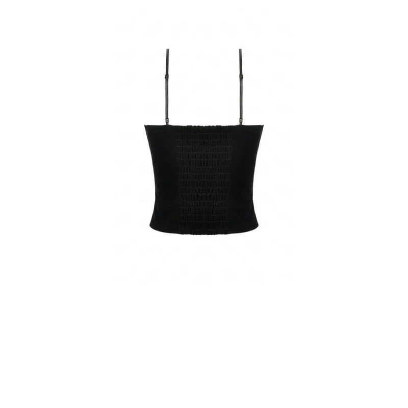 Gothic-Bustier für Damen mit kontrastfarbener Schnürung
