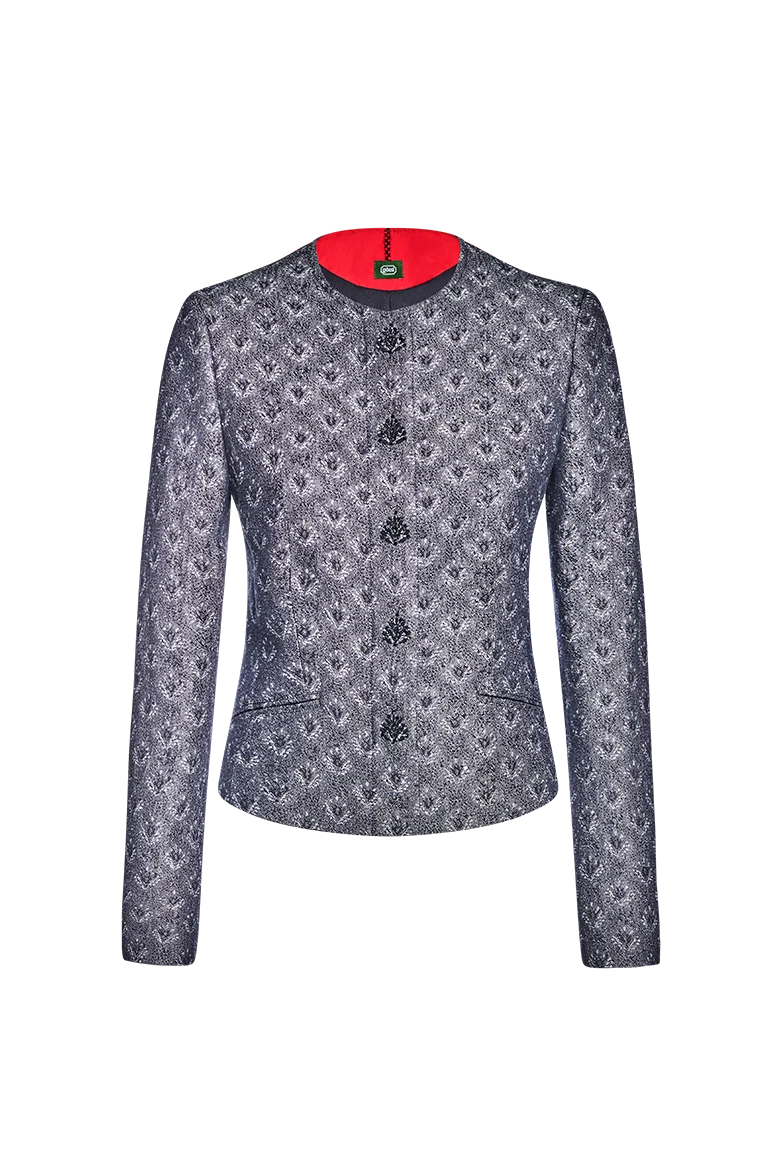 Jacquard-Jacke