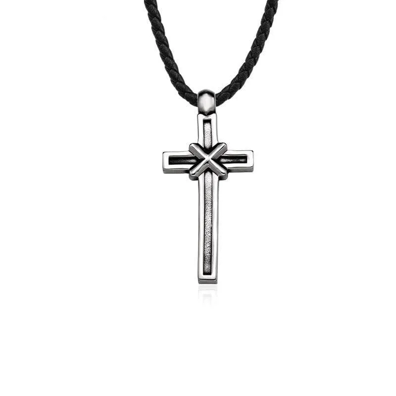 Gothic Punk Cross Halskette für Herren