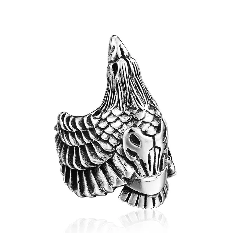 Herren Punk Corvus Corax Ringe