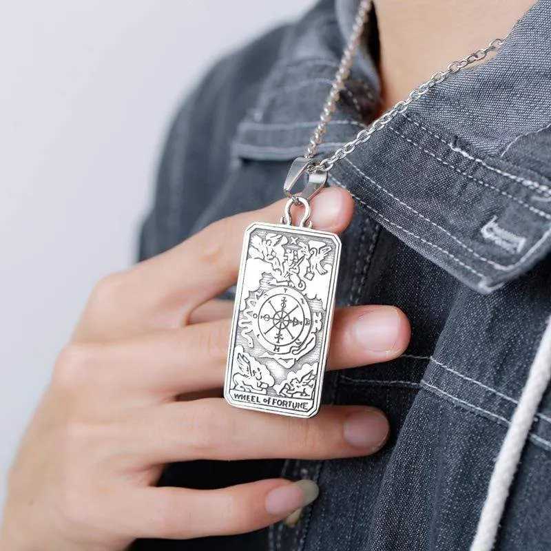 Punk-Tarot-Halsketten für Herren