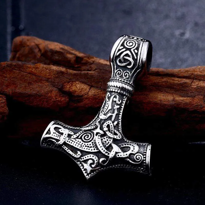 Herren Punk Rirate Symbol Halsketten
