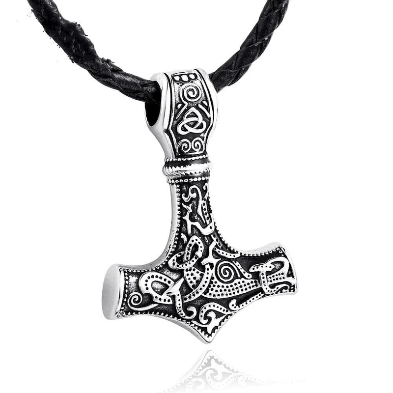Herren Punk Rirate Symbol Halsketten