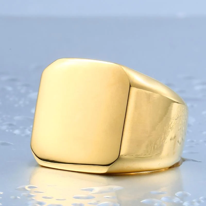Punk Pure Color Ringe für Herren
