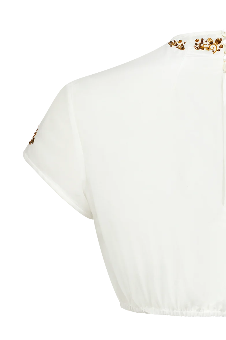 Goldbluse