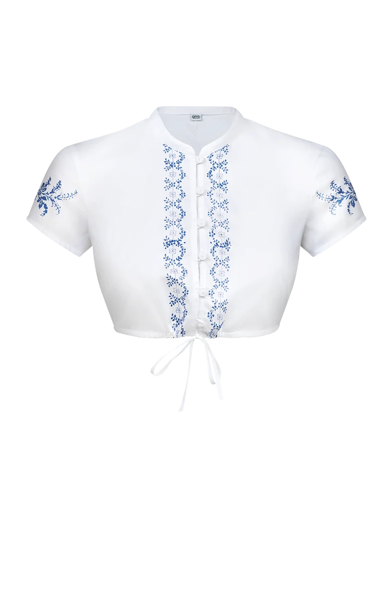 Modeldruck-Bluse
