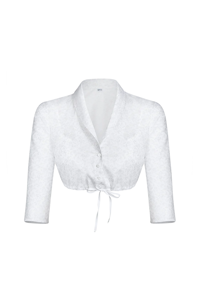 Dirndlbluse mit Schalfasson