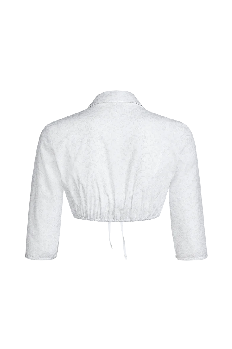 Dirndlbluse mit Schalfasson