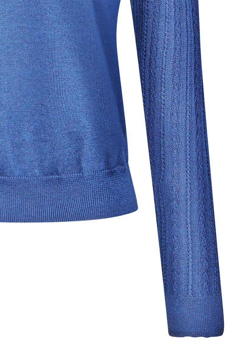 Jacke mit traditionellen Strickmustern