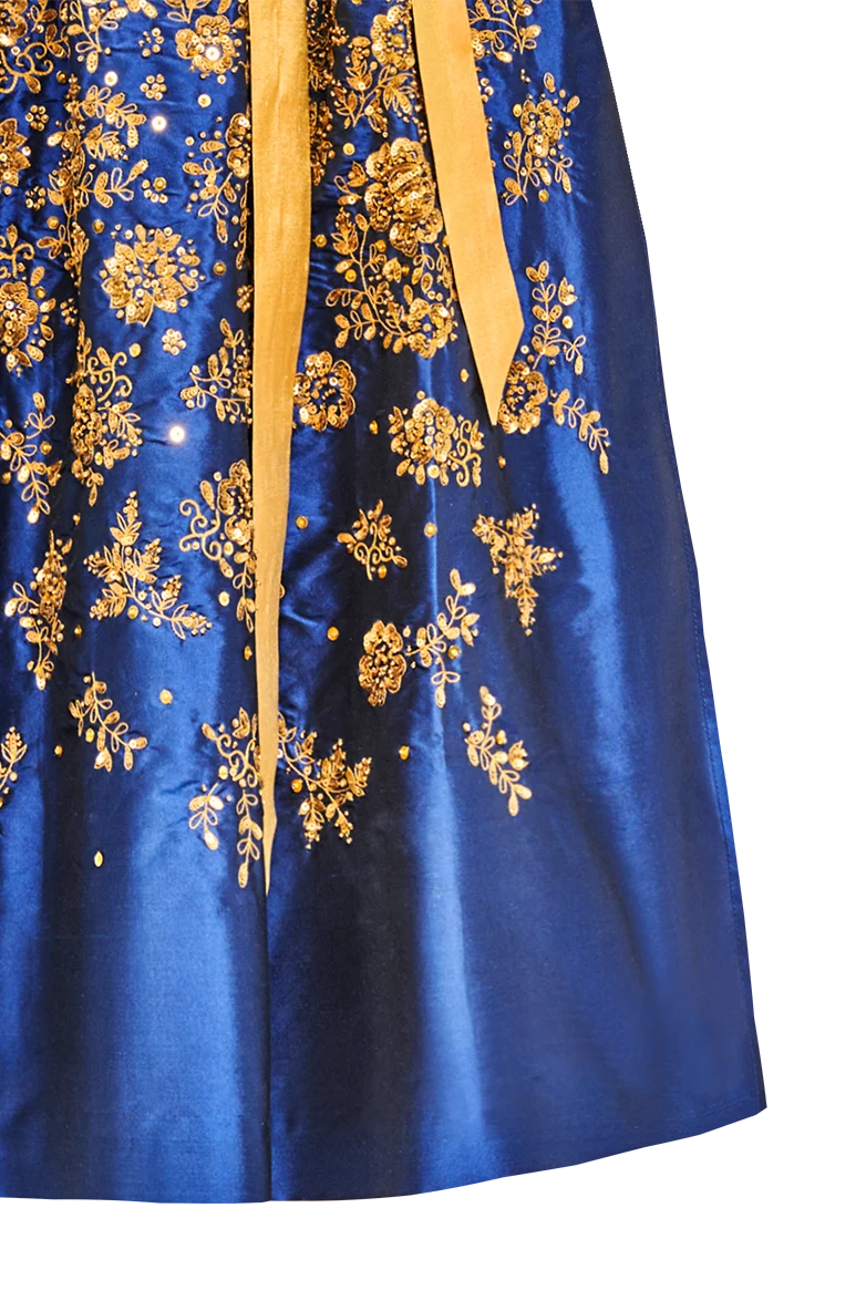 Gold-Schürze