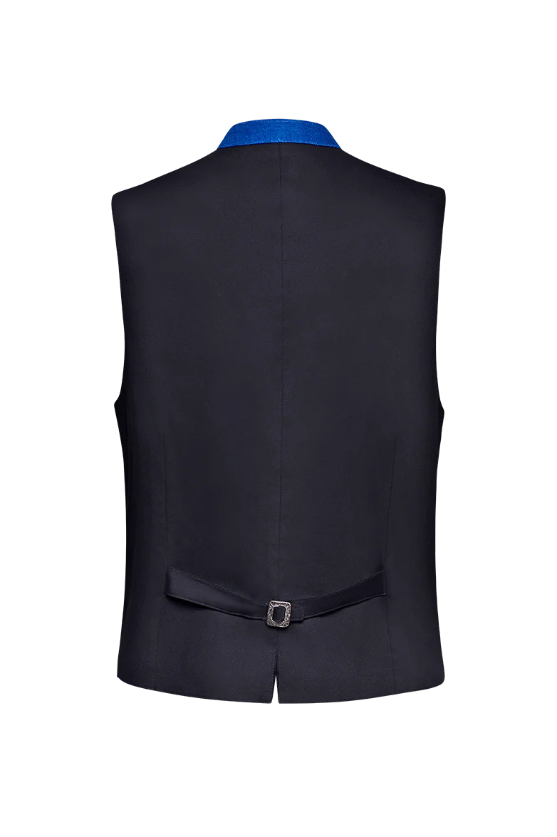 Blaudruck-Gilet