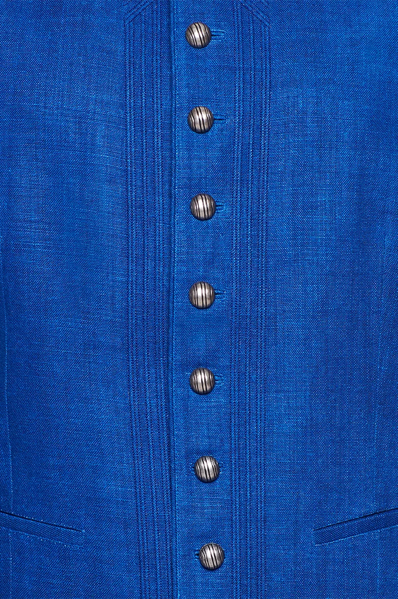 Blaudruck-Gilet