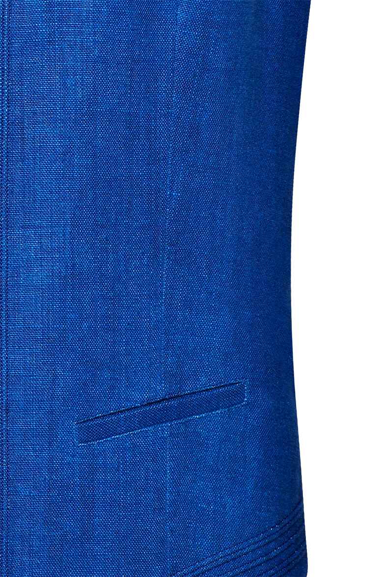 Blaudruck-Gilet